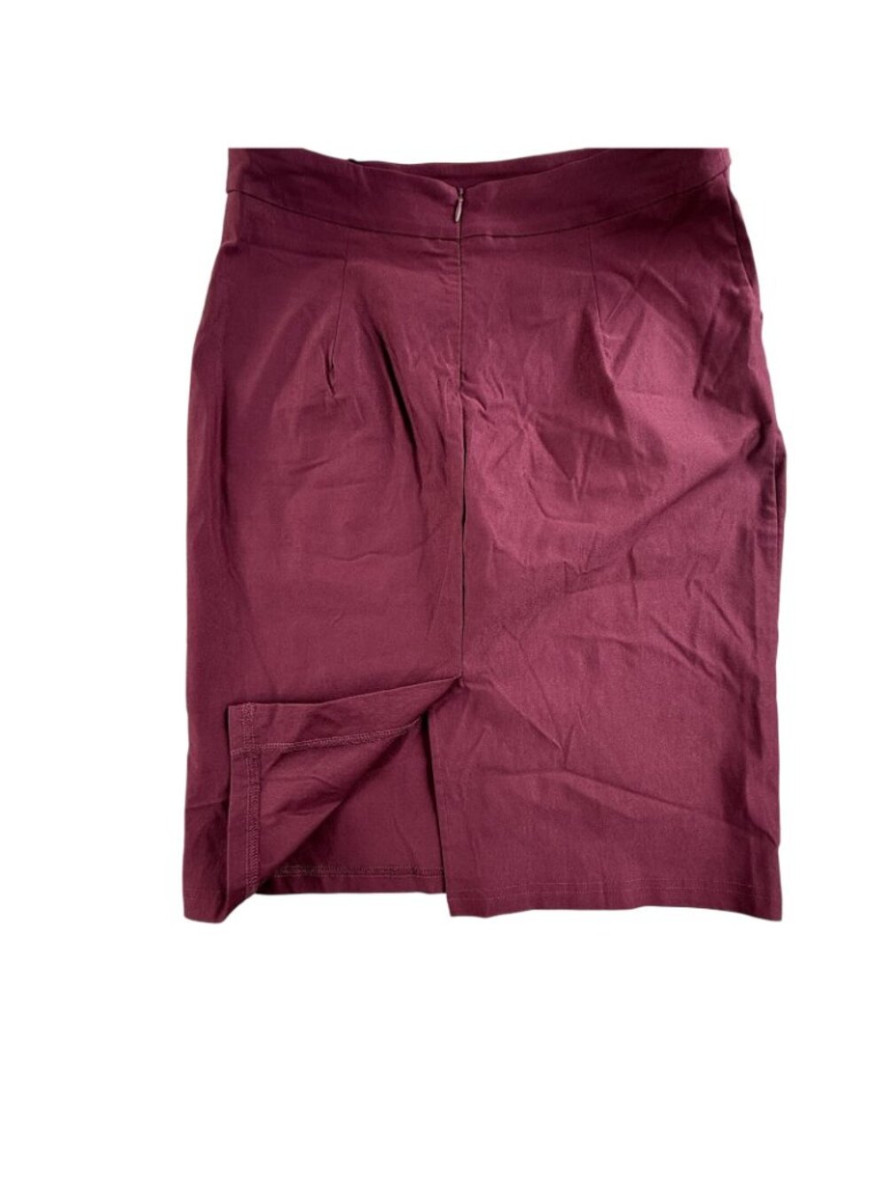 Kate Kasin Skirt Womens Large Red Pencil Stretch Knee Length Pockets Work Office - Picture 5 of 16